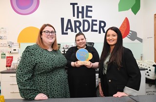 The Larder wins Newcomer of the Year Award at Living Wage Scotland Awards