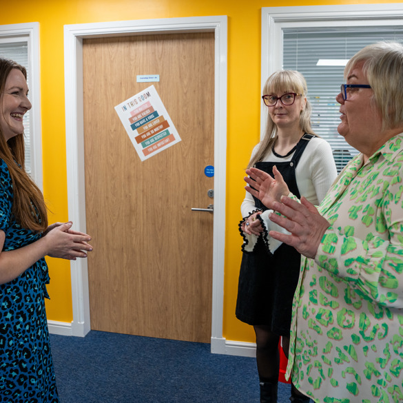 Minister’s visit to The Larder
